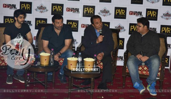 Sunny Deol and Dharmendra at Promotions of Ghayal Once Again in Delhi