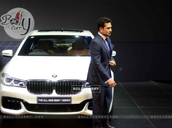 Cricket Legend Sachin Tendulkar Unviels the all new 'BMW 7 Series' at Auto Expo 2016 in Delhi
