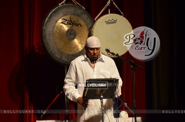 Sivamani at Ustad Zakir Hussain's Tribute to Father Ustad Allaraakhan Event