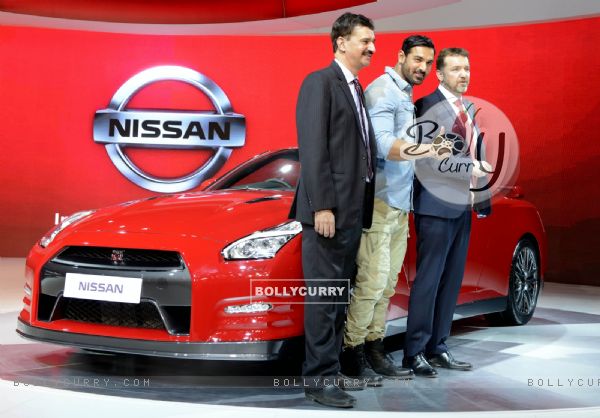 John Abraham at Launch of Nissan GTR at Auto Expo