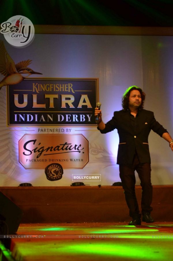 Kailash Kher at Kingfisher Ultra Indian Derby Show