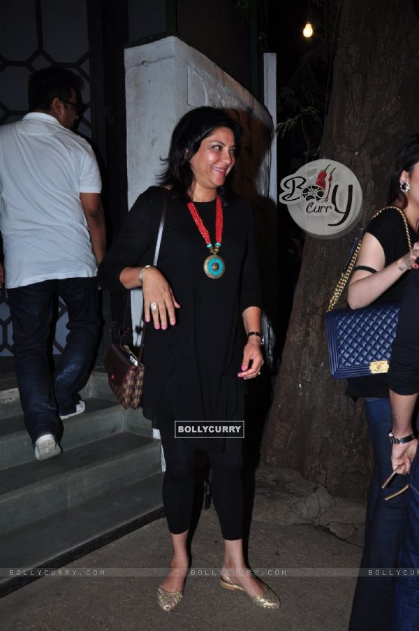 Priya Dutt Snapped at Olive with Friends