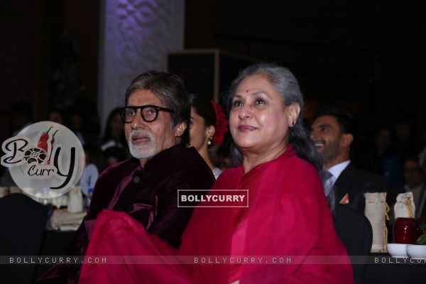 Megastar Amitabh Bachchan and Jaya Bachchan at NDTV Indian of the Year Awards