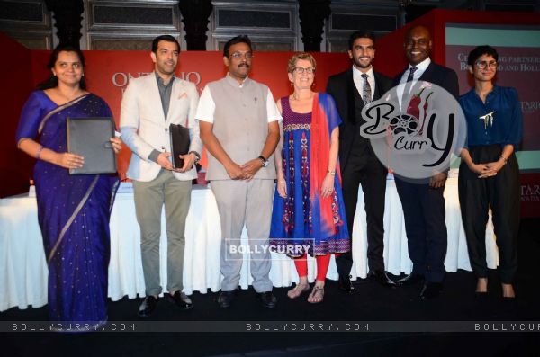 Celebs and guests at Toronto's MOU with Film City
