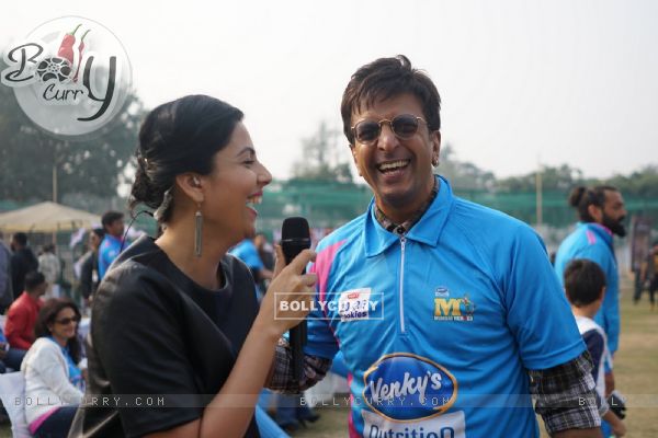Javed Jaffrey at 'Celebrity Cricket League' Match