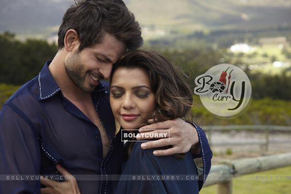 A Still of Krishna Chaturvedi and Ruhi Singh in Ishq Forever