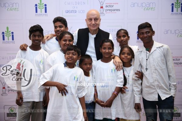 Anupam Kher at a Charity Event