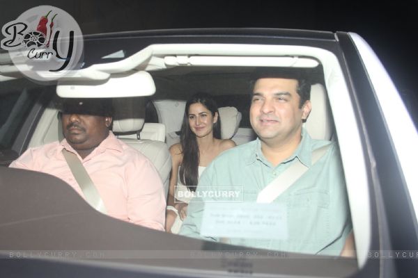 Siddharth Roy Kapur and Katrina Kaif attends Special Screening of 'Fitoor'