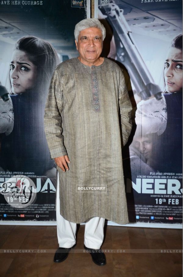 Javed Akhtar at Special Screening of Neerja