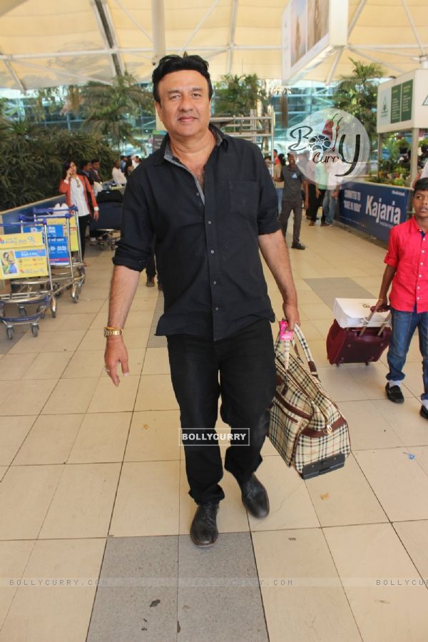 Anu Malik Snapped at Airport