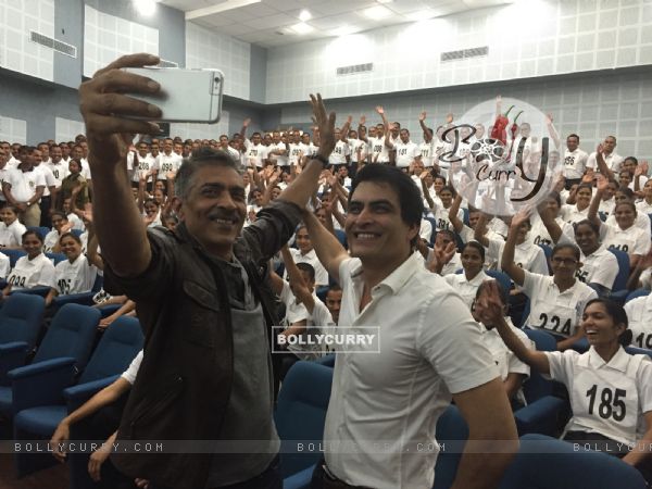 Jai Gangaajal cast interact with 400 cadets during their visit to the Gujarat Police academy (396019)