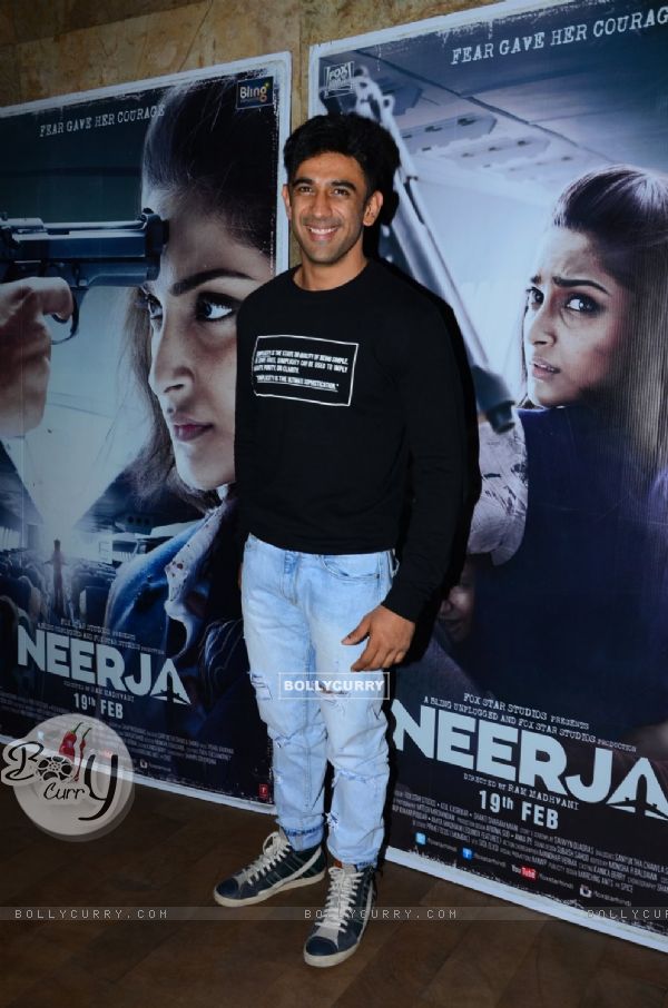Amit Sadh at Special Screening of 'Neerja'