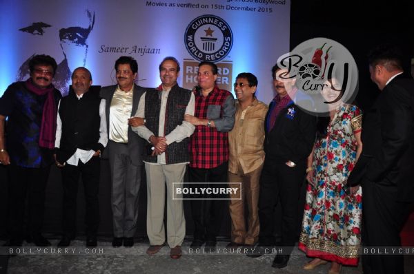 Celebs at Event of Sameer Anjaan Receiving the Guinness World Record Certificate!