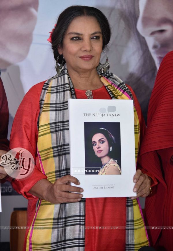 Shabana Azmi at Promotions of 'Neerja' in Delhi