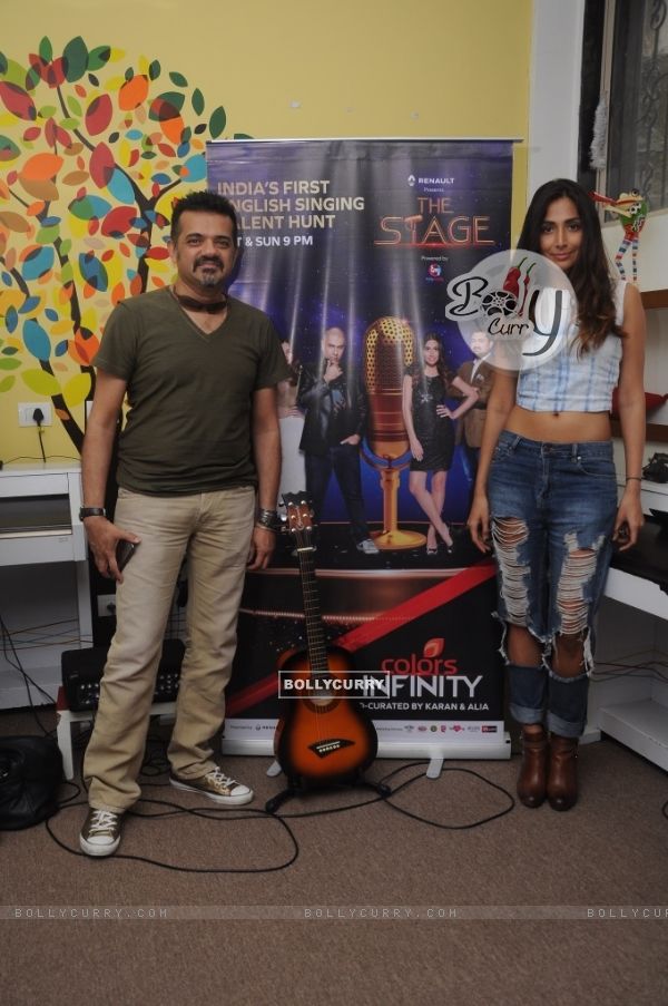 Ehsaan Noraani and Monica Dogra at Colors Infinity's 'The Stage' and Furtado Music School Event