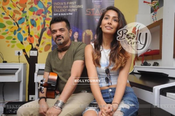 Ehsaan Noorani and Monica Dogra at Colors Infinity's 'The Stage' and Furtado Music School Event