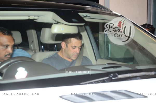 Salman Khan was spotted in the City