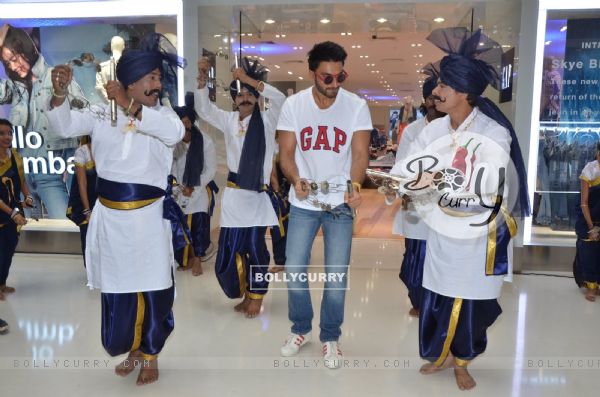 Ranveer Singh performs at Gap Jeans Store Launch