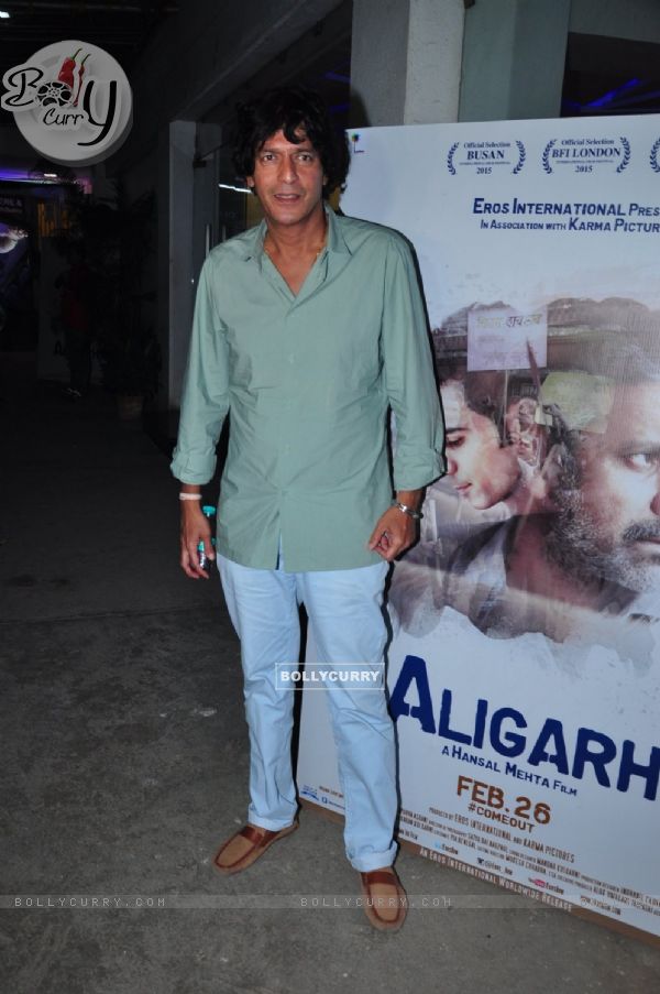 Chunky Pandey at Aligarh Film Screening (397257)