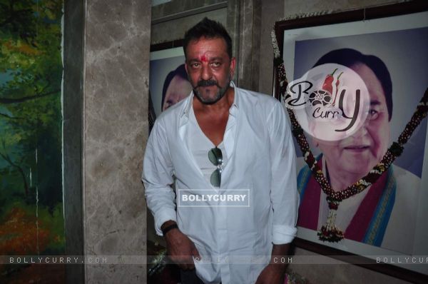 Sanjay Dutt at Home Post Release from Yerwada Jail