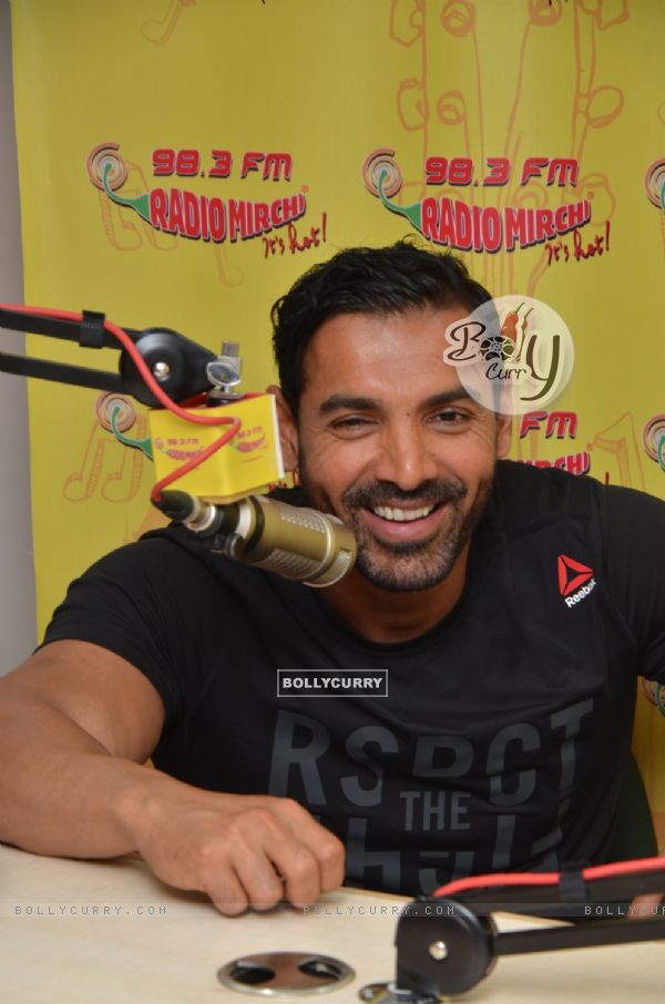 John Abraham for Promotions of 'Rocky Handsome' at Radio Mirchi (397593)