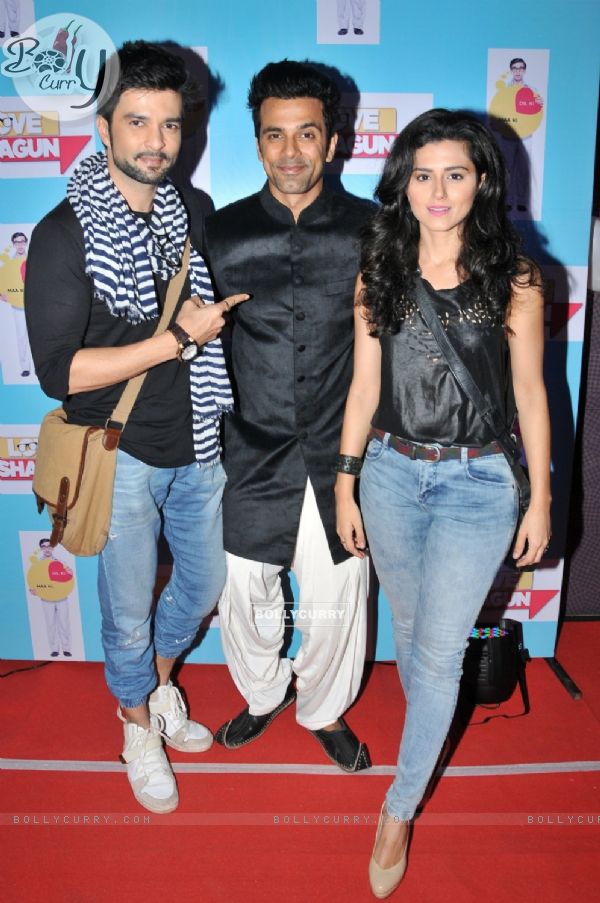 Raqesh Vashisht and Riddhi Dogra With Anuj at Special Screening of 'Love Shagun'