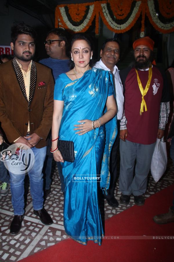 Hema Malini poses for the media at a Classical Music Concert