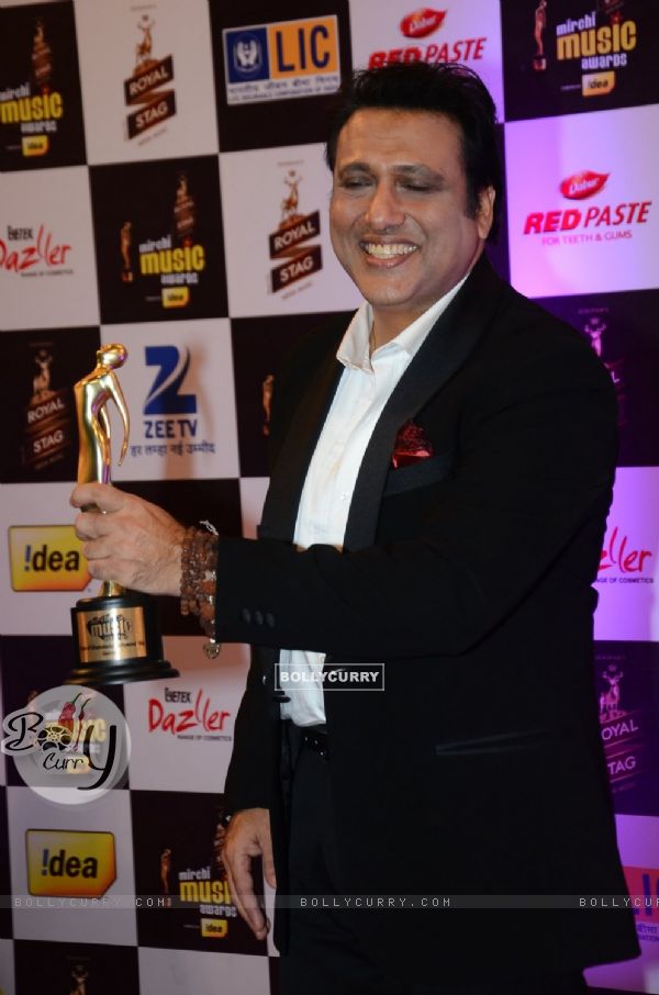 Govinda with their Mirchi Music Award 2016