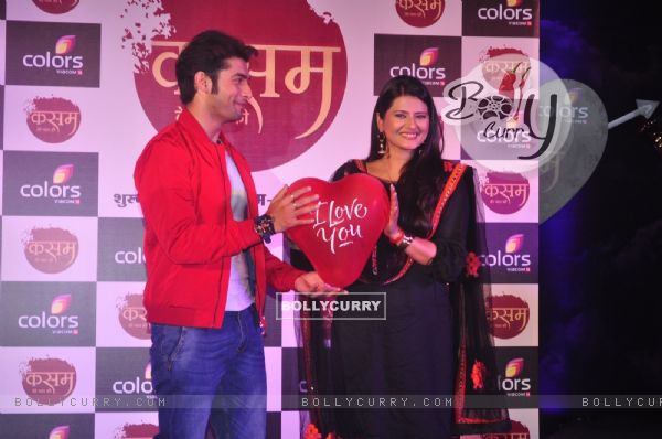 Candid moments from the Launch of Colors' New Show 'Kasam Tere Pyaar Ki'