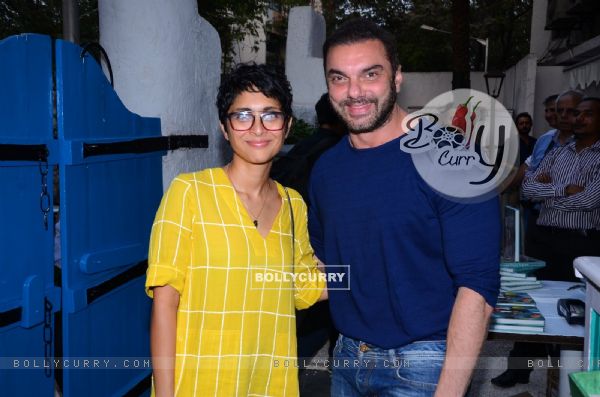 Arbaaz Khan with Kiran Rao at Launch of Maria Goretti's Book 'From my kitchen to yours'