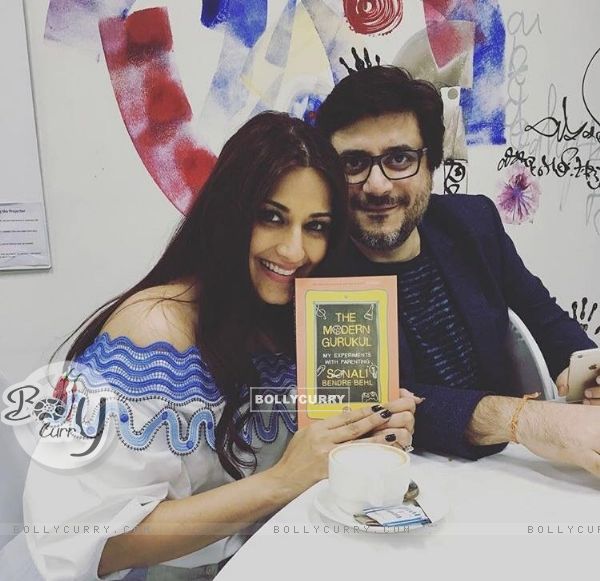 Sonali Bendre and Goldie Behl at Launch of 'The Modern Gurukul'