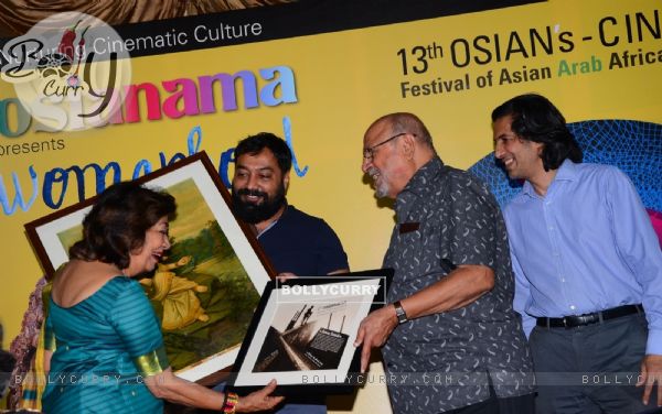 Anurag Kashyap and Shyam Benegal at Opening Ceremony of Osian's Cinefan Festival
