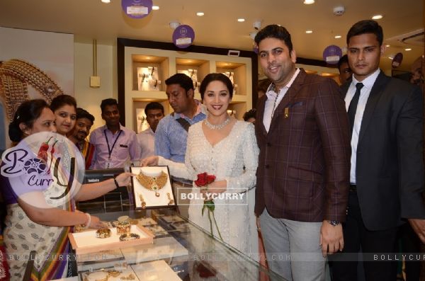 Beauty Madhuri Dixit at Inauguration of PNG Jeweller's New Store