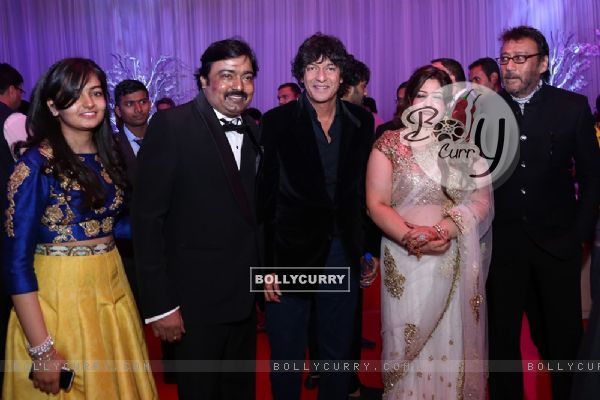 Chunky Pandey at Awdesh Dixit's Indore Bash