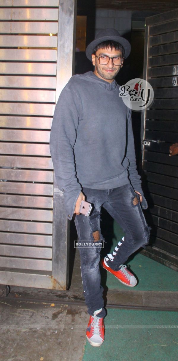 Ranveer Singh Snapped at Zoya Akhtar's House