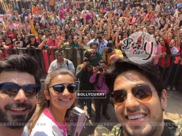 Promotions of Kapoor & Sons at Chandigarh (399696)
