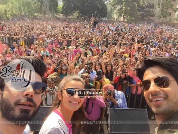 Promotions of Kapoor & Sons at Chandigarh (399697)