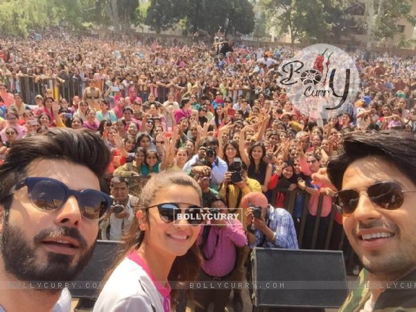 Promotions of Kapoor & Sons at Chandigarh (399698)