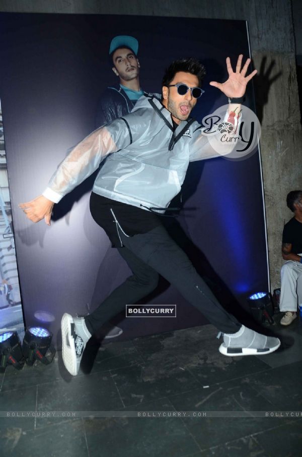 Ranveer Singh at Adidas Launch