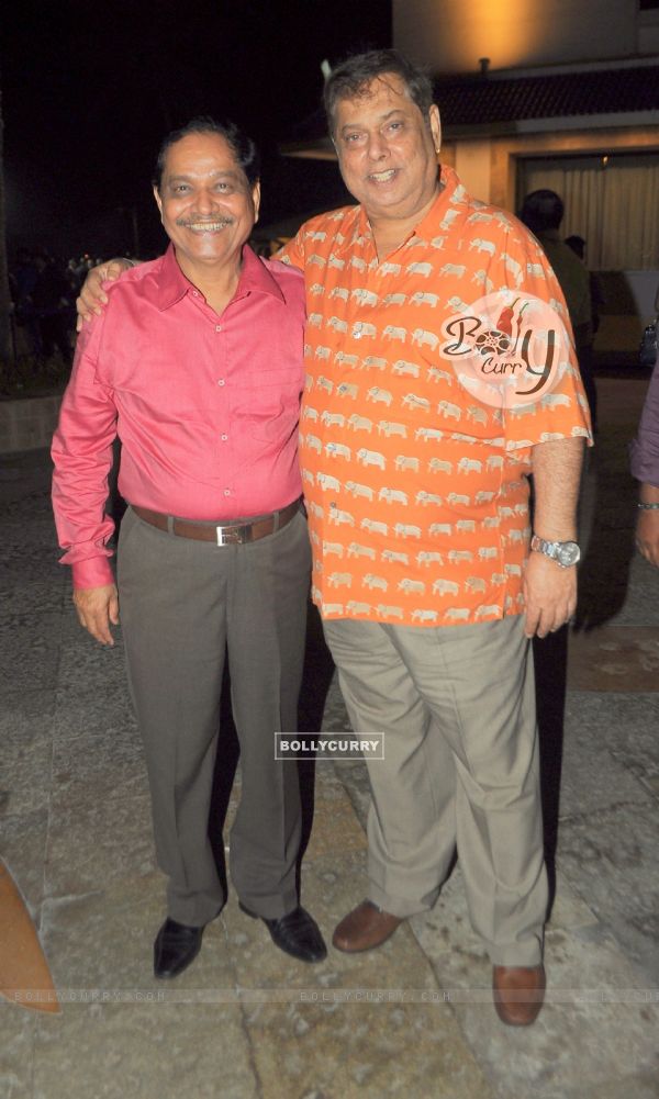 Ganesh Jain with David Dhawan  at Celebration of Completion of the film 'Salam Mumbai'