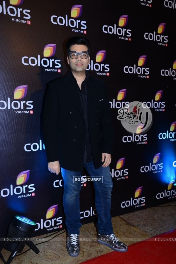 Karan Johar at Colors TV's Red Carpet Event