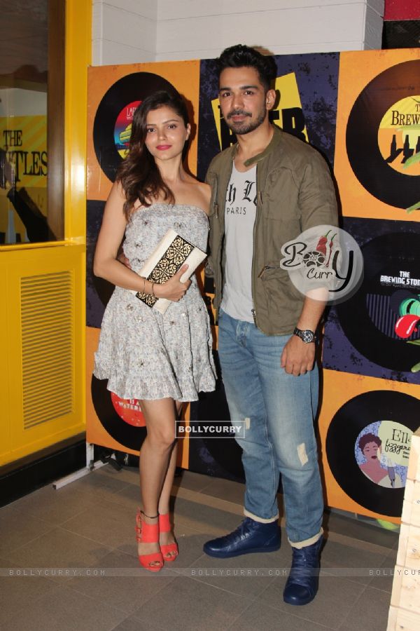 Rubina Dilaik and Abhinav A Shukla at Beer Cafe Launch