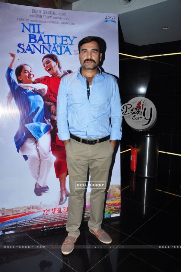 Bollywood actor Pankaj Tripathi at Press Meet of the film Nil Battey Sannata