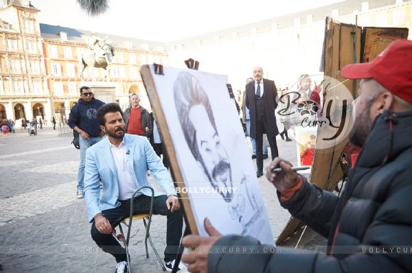 Spotted: Anil Kapoor in Madrid for IIFA