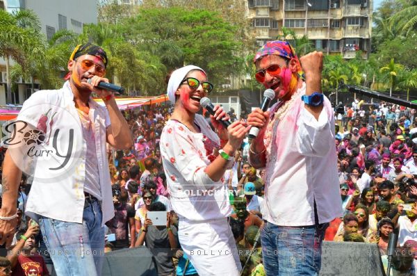 Celebs at Meet Bros Holi Celebrations