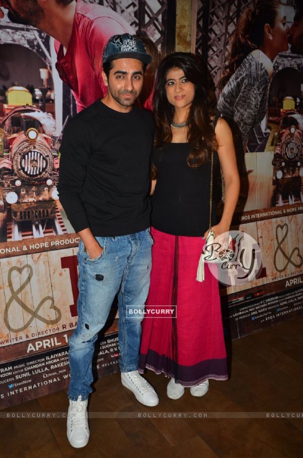 Ayushmann Khurrana with his wife at Special Screening of 'Ki and Ka' (401259)