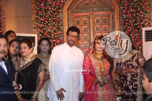 Javed Jaffrey at Wedding Reception of MLA Naseem Khan's son Aamir Khan