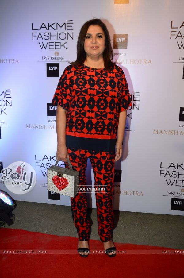 Farah Khan at Lakme Fashion Show 2016