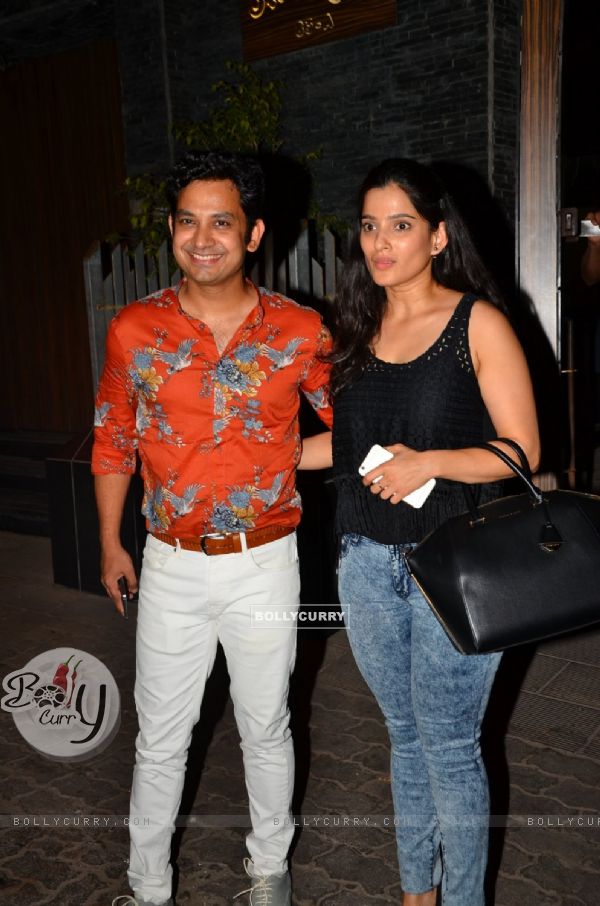 Priya Bapat and Umesh Kamat attends a Party at Aamir Khan's Residence