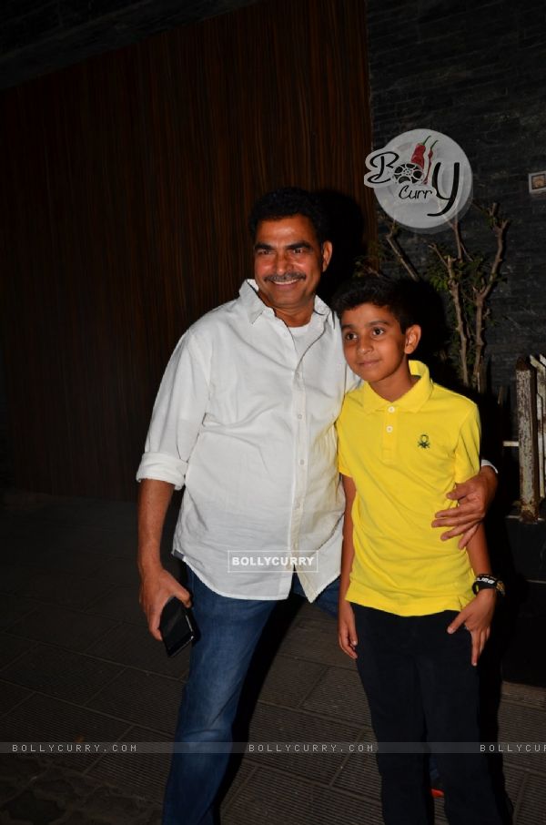 Sayaji Shinde attends a Party at Aamir Khan's Residence